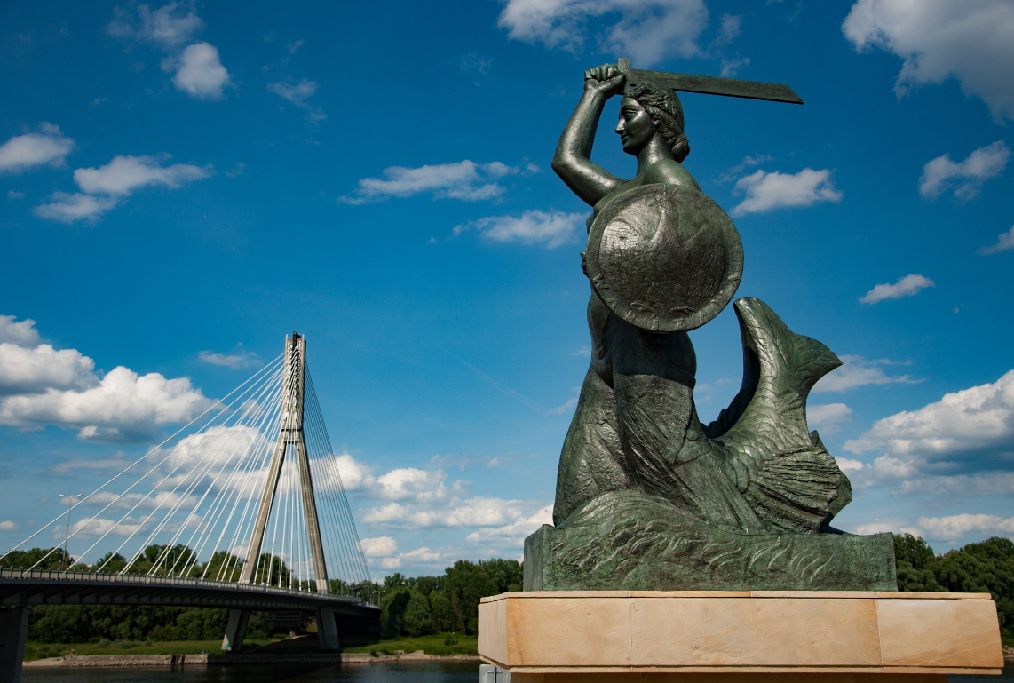 Warsaw statue